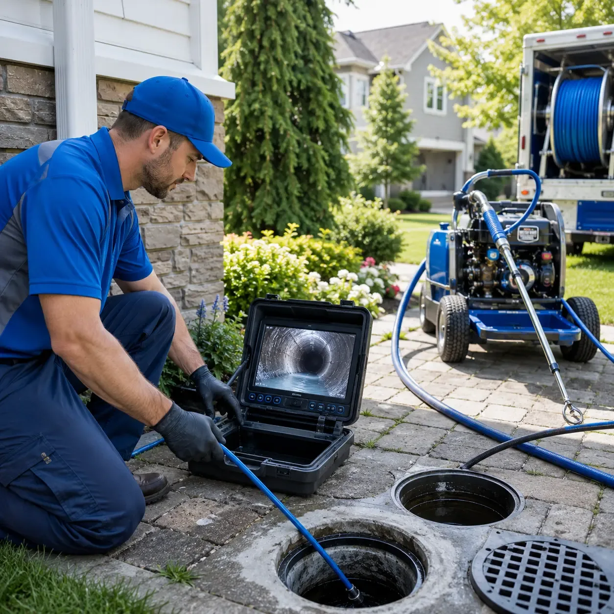 Outdoor drain cleaning professionals serving South Londonderry, VT