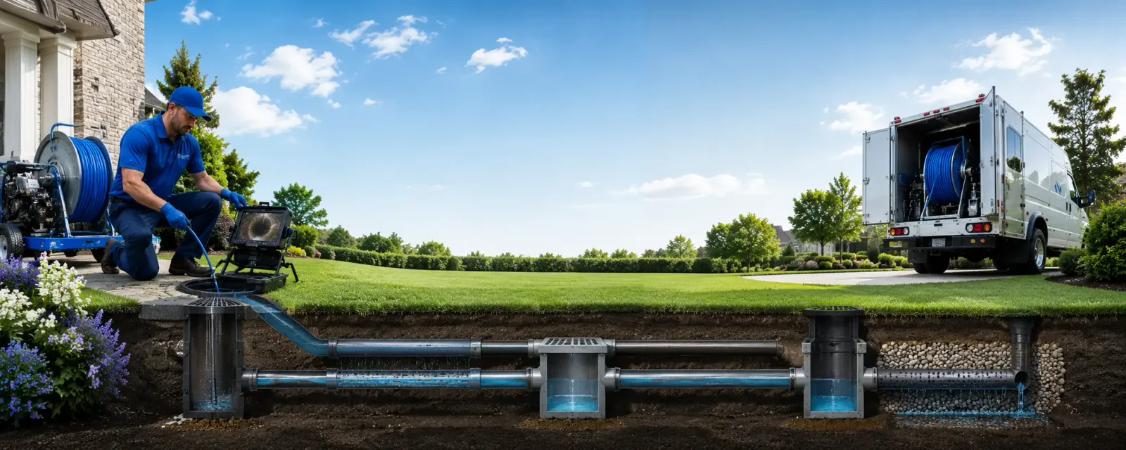 Outdoor drain cleaning information for South Londonderry, VT